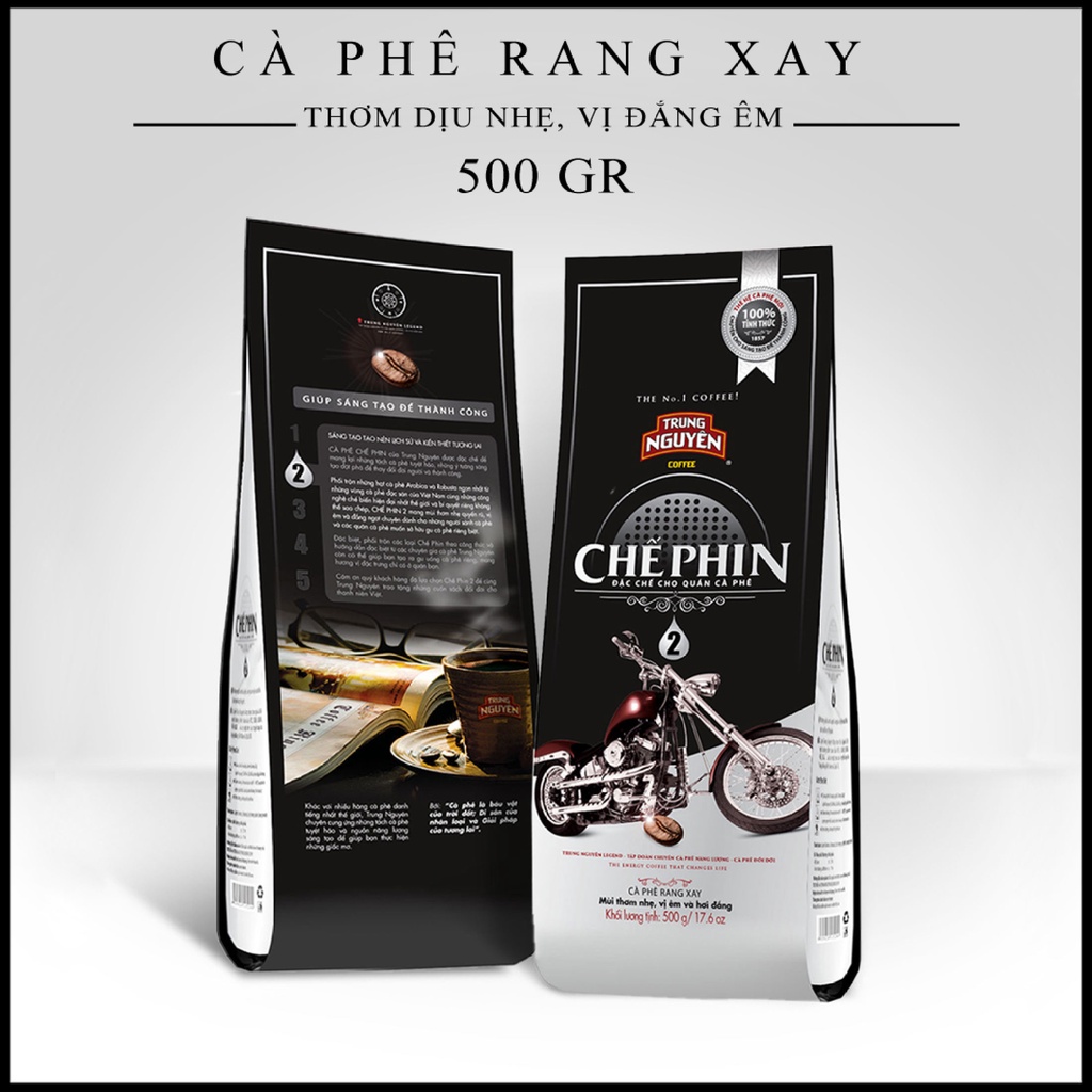 [SenXanh Emart] Cà phê rang xay Chế Phin (500gr) Trung Nguyên