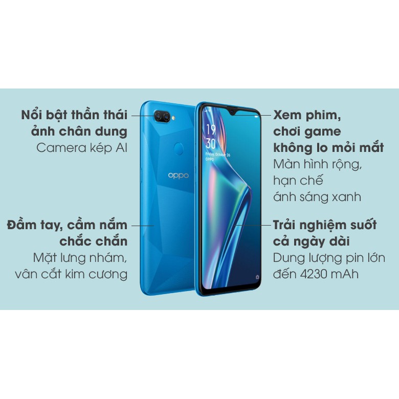 [Mã ELTECHZONE giảm 6% đơn 500K] Điện thoại OPPO A12 - Hàng Chính Hãng Mới 100% | BigBuy360 - bigbuy360.vn