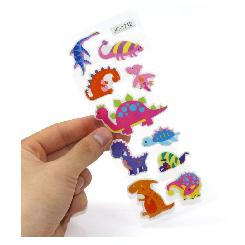 Sticker Dán Trang Trí Hoạt Hình Khủng Long