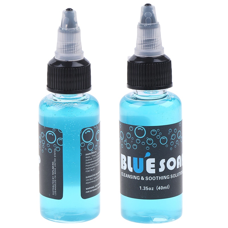 1 Chai Xà Phòng Màu Xanh Dương 40ml Làm Sạch Hình Xăm Arriva