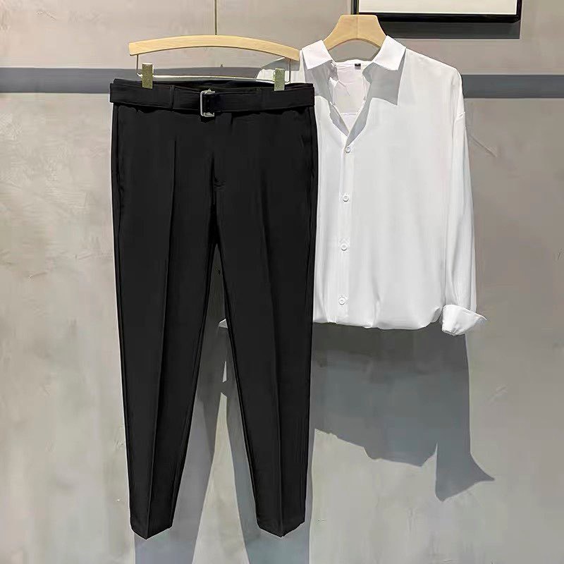 Quần Âu Nam Dây Lưng Vải Mới -Dáng Xuông Trẻ Trung , Năng Động , Đi Học,Đi Chơi Cafe , Dạo Phố , Dễ Phối Mọi Loại Áo