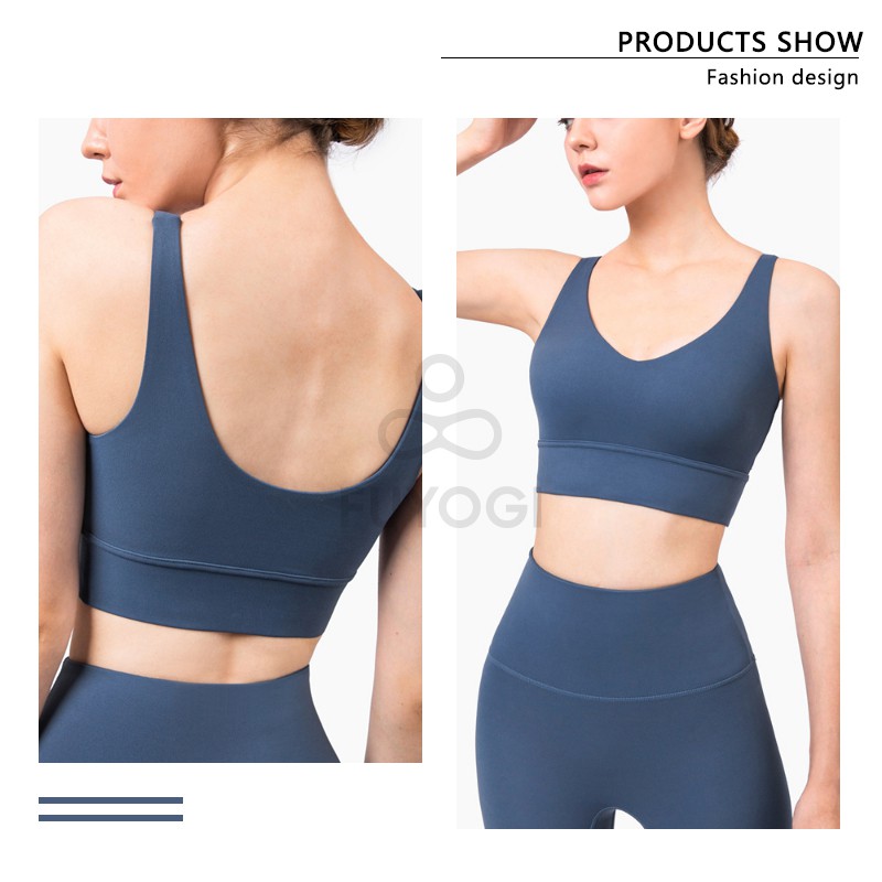 Vest Fitness Sports Underwear Fashion Bra Shockproof Close Back Yoga Underwear Female | BigBuy360 - bigbuy360.vn