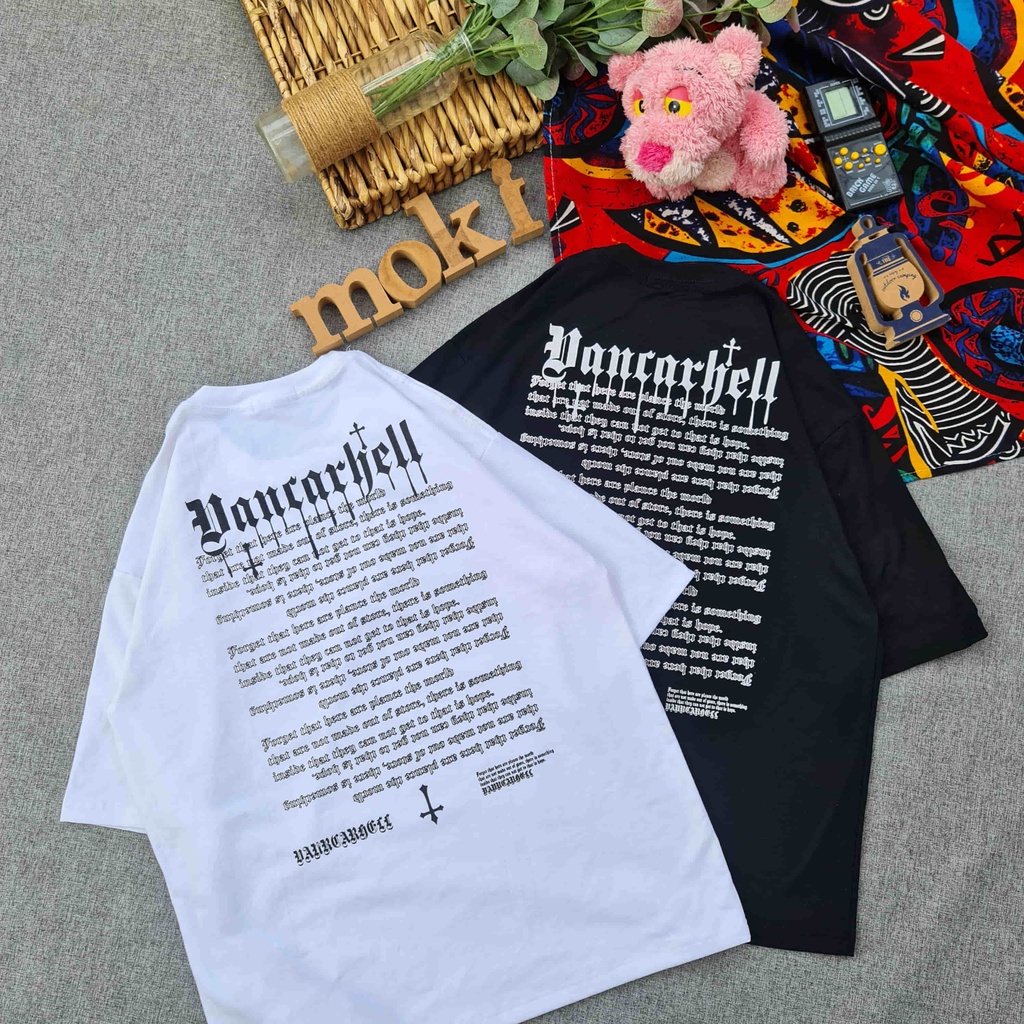 Áo phông áo thun nam nữ tay lỡ from rộng freesize chất cotton mẫu khách chọn mokishop