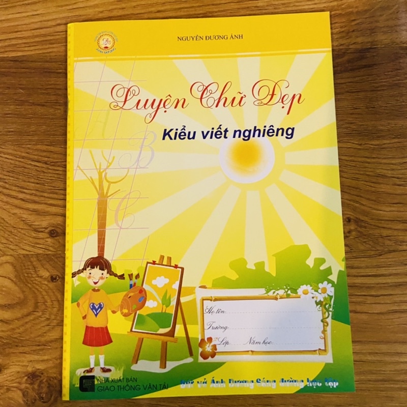 [Mã 151LSSALE giảm 10k đơn 50k] vở luyện chữ đẹp Ánh Dương (gồm 4 quyển) có bán lẻ