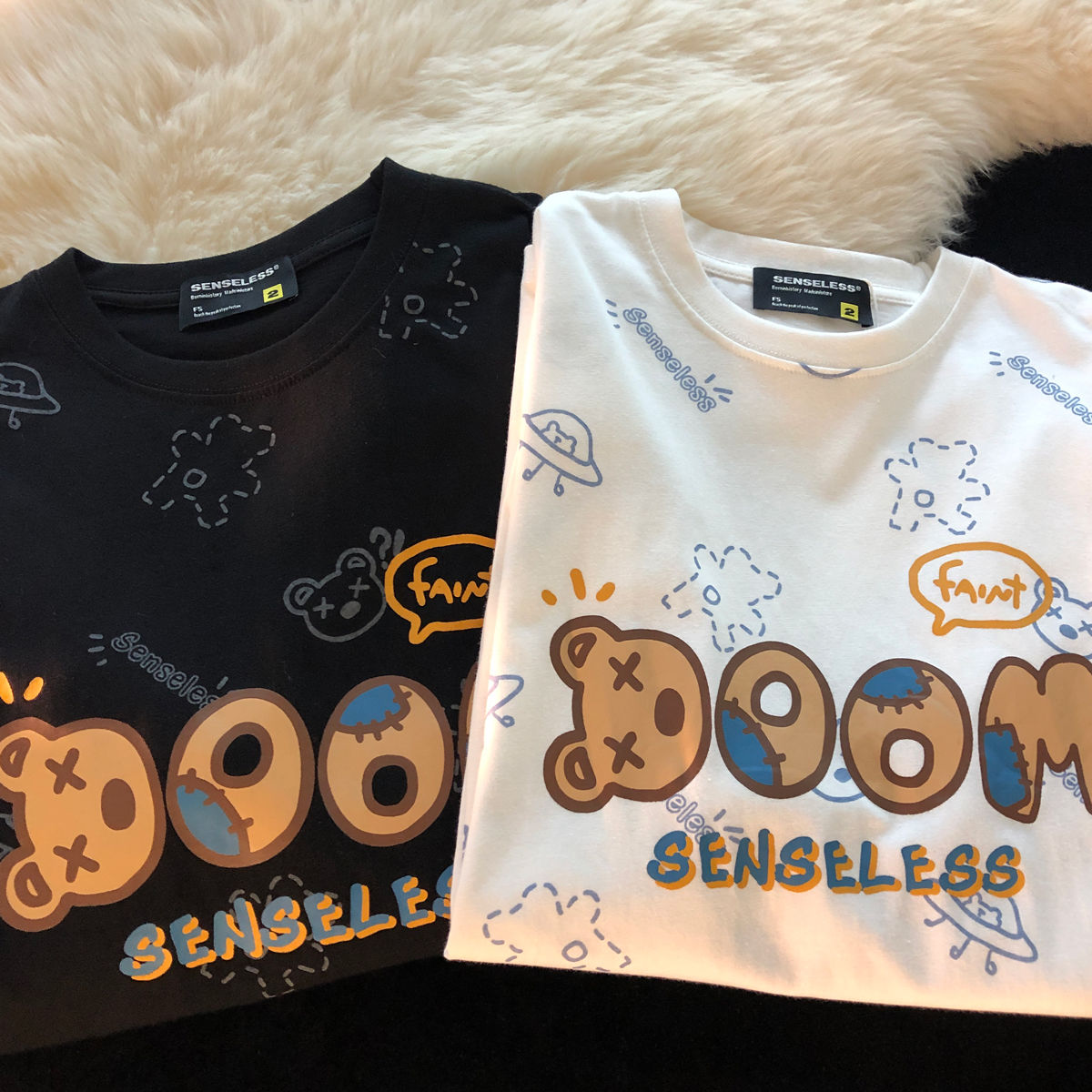 [ Mã 11FASHIONSALE1 giảm 10K đơn 50K ] Áo thun tay ngắn dáng rộng in họa tiết gấu hoạt hình mẫu 2021 đáng yêu thời trang | BigBuy360 - bigbuy360.vn