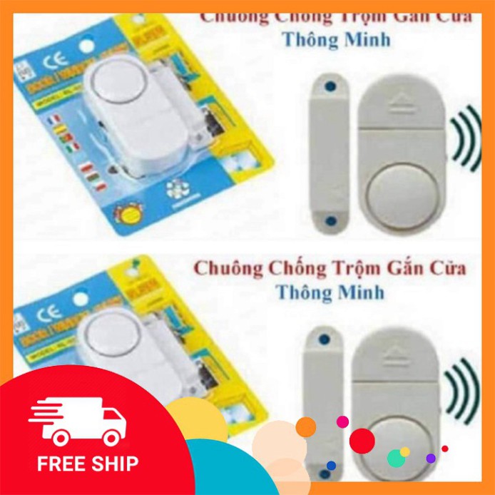 [FREESHIP_Hàng Thái Lan] Chuông Chống Trộm Gắn Cửa Thông Minh- Tiện Lợi Dễ Dàng Lắp Ráp