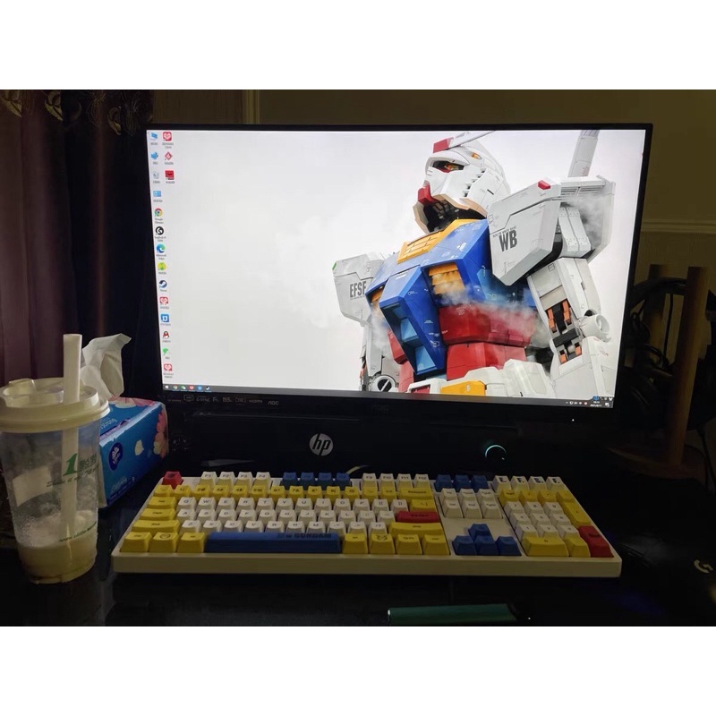 Bàn phím cơ không dây IKBC 1.0 cherry phiên bản Gundam gaming của Đức chính hãng