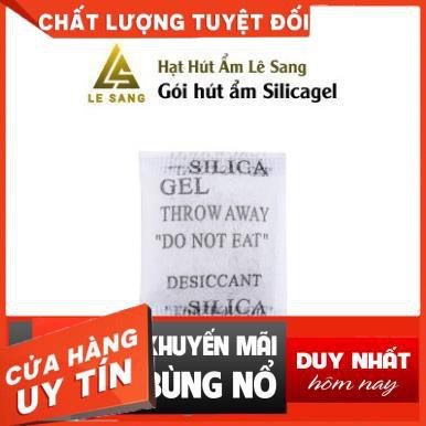 [Hot] Gói hút ẩm Silicagel 1kg loại túi 1/2/3/4/5/10/20/50/100gr/200/500/1000g - dùng trong thực phẩm, hàng hóa, quần áo