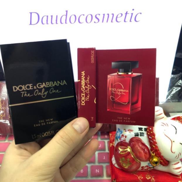 [ vial ] Nước hoa Dolce&Gabbana D&G The Only One EDP 1.5ml . Chính Hãng Cao Cấp