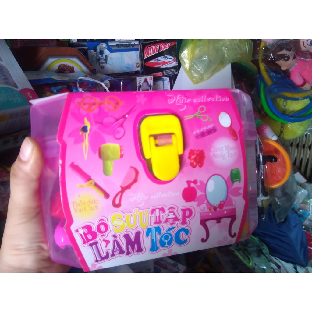 Đồ chơi dụng cụ làm tóc búp bê