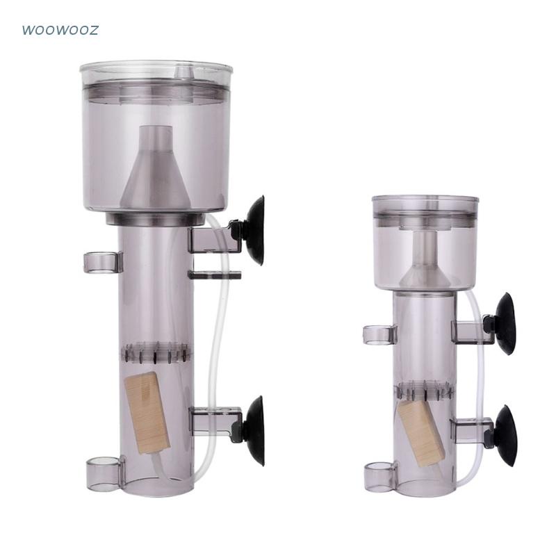 Dụng cụ tách bọt protein mini cho hồ chứa cá và san hô có ống khí bằng gỗ