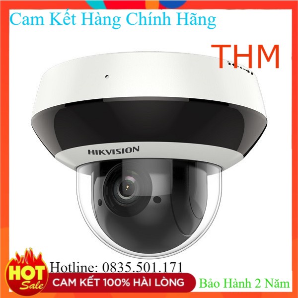 Camera IP Speed Dome hồng ngoại Wifi 4.0 Megapixel HIKVISION DS-2DE2A404IW-DE3/W Cam kết hàng chính hãng 100%
