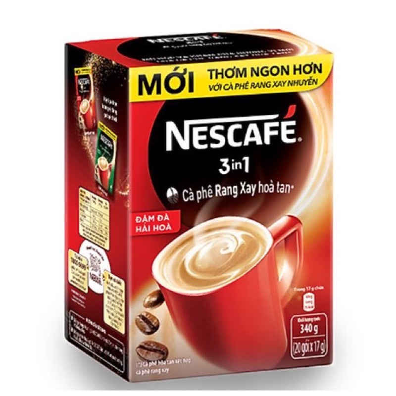 Nescafe đỏ hộp 3in1 ( 20gói x 17g )