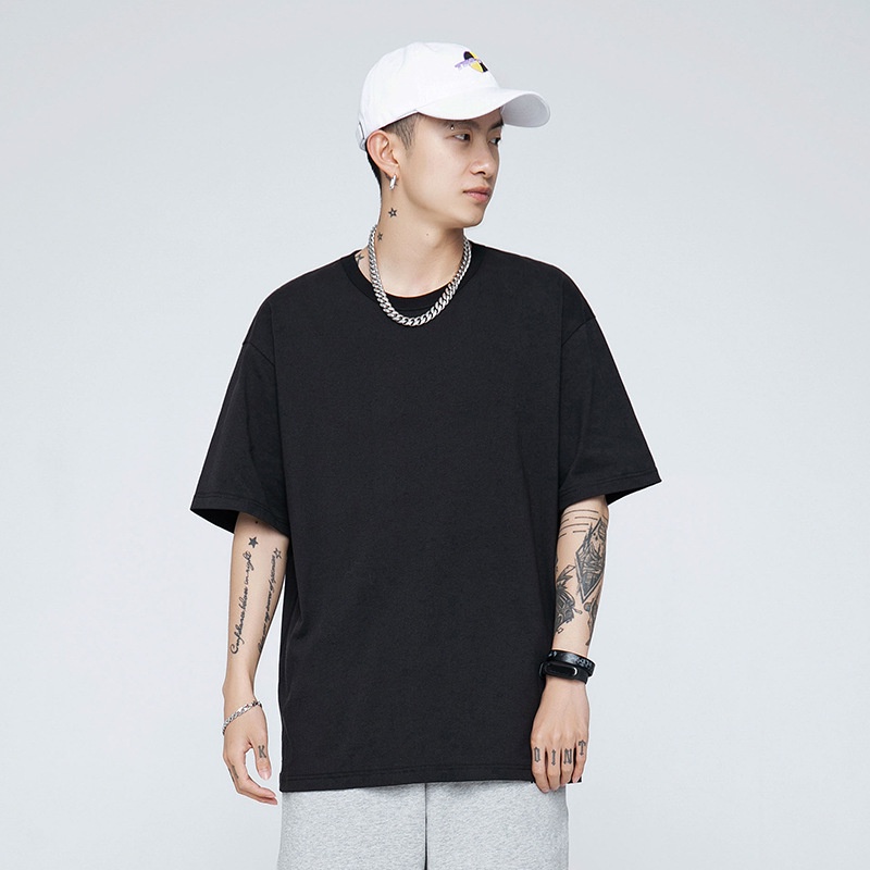 Áo Thun Unisex Tay Lỡ Form Rộng Nam Nữ vải cotton 100% phong cách dành cho tuổi teen
