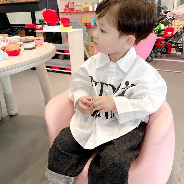 Áo Sơ Mi Dài Tay Phong Cách Nhật Bản Thời Trang Cho Bé Trai