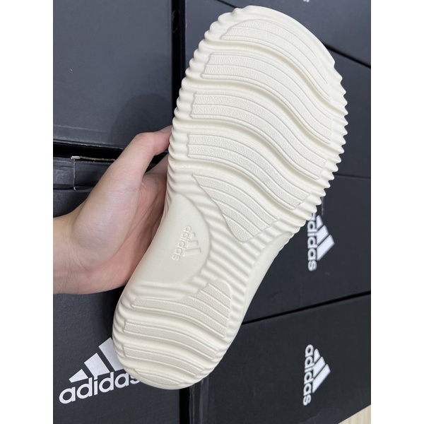[HÀNG MỚI VỀ] DÉP ADIDAS ALPHABOUNCE SLIDE TRẮNG ĐEN - GY9415 - DÉP QUAI DÁN CHÍNH HÃNG