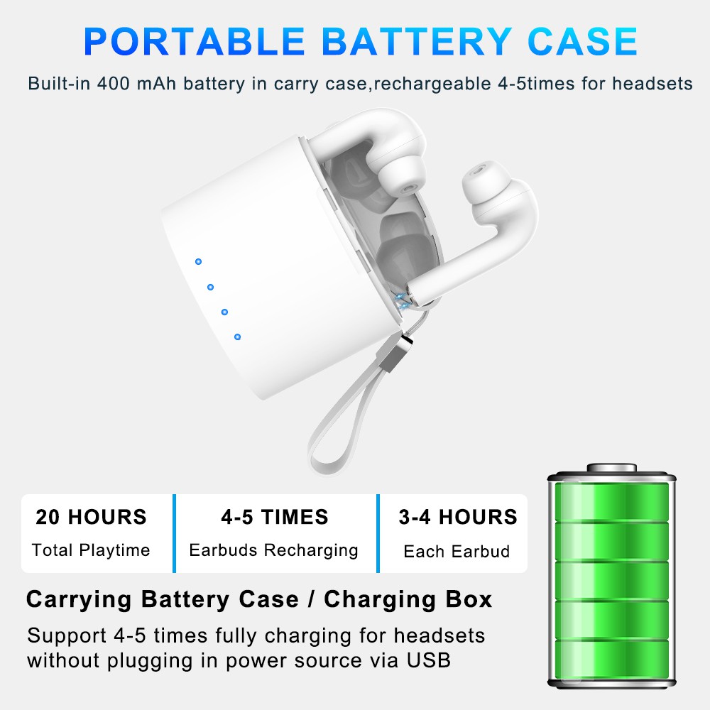 Tai Nghe Không Dây KCO M16 TWS Bluetooth V5.0 Cao Cấp | BigBuy360 - bigbuy360.vn