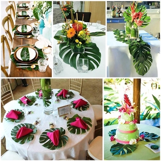 12 Chiếc Lá Cọ 13 Inch Trang Trí H0A2
