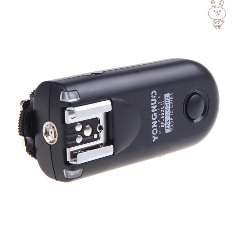 OL Yongnuo RF-603C II Wireless Remote Flash Trigger C3 Replacement for  5D 1D 50D