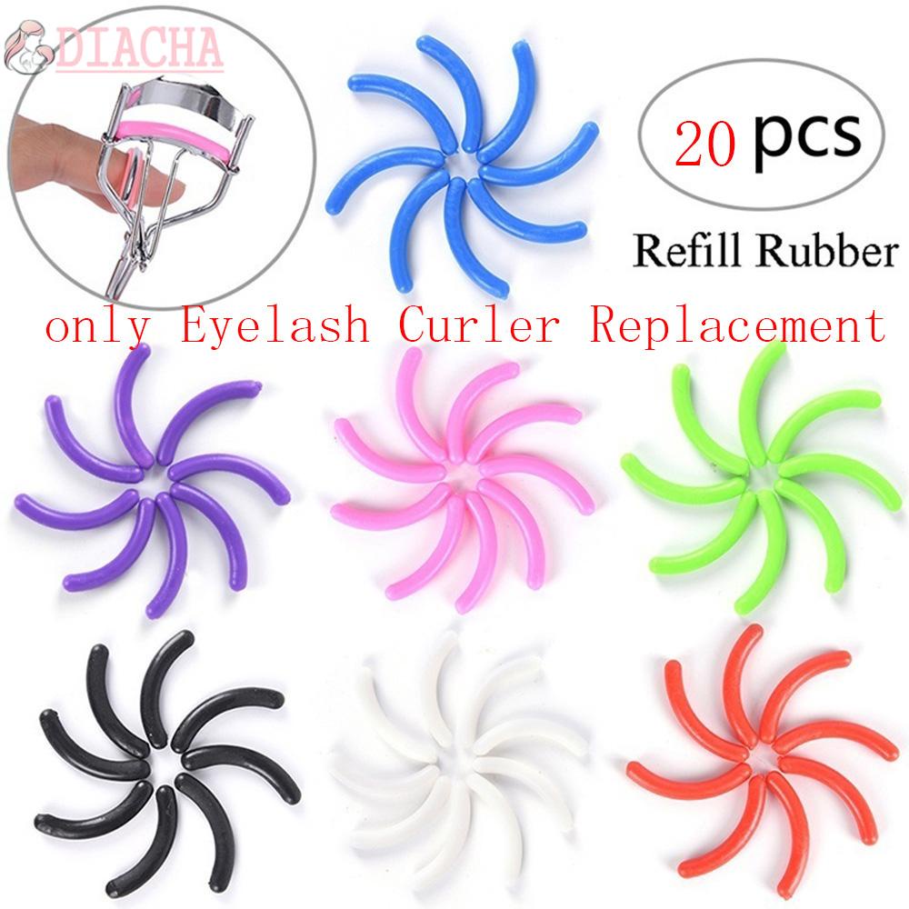 DIACHA New Rubber Pads Women Beauty Tool Eyelash Curler Refill Colorful Fashion Easy to Replace Soft Makeup Replacement/Multicolor