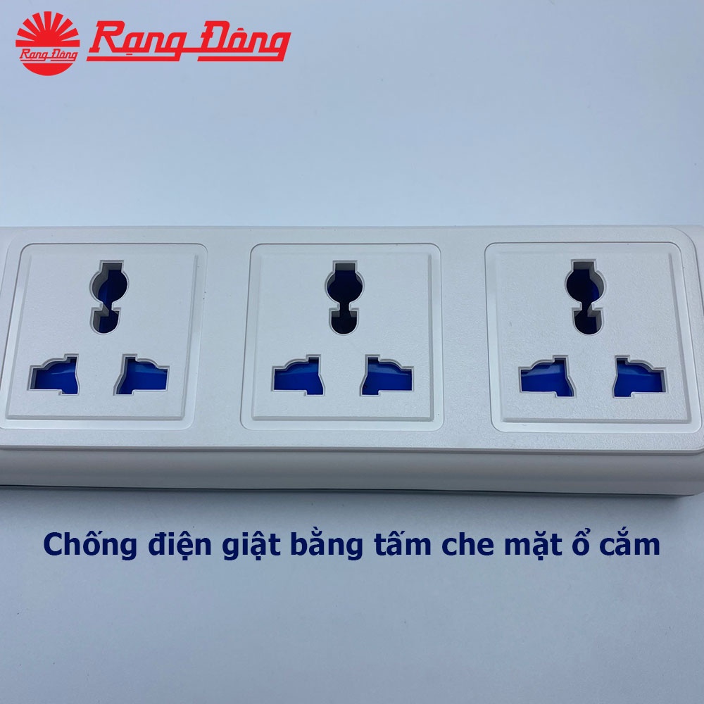 Ổ cắm thông minh ổ cắm đa năng USB Rạng Đông dây kéo dài 3M 5M