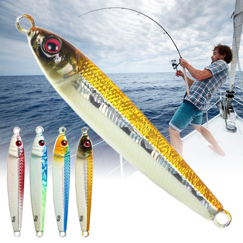 MAG Mồi Câu Cá Giả Bằng Kim Loại Không Móc Nhiều Màu Sắc