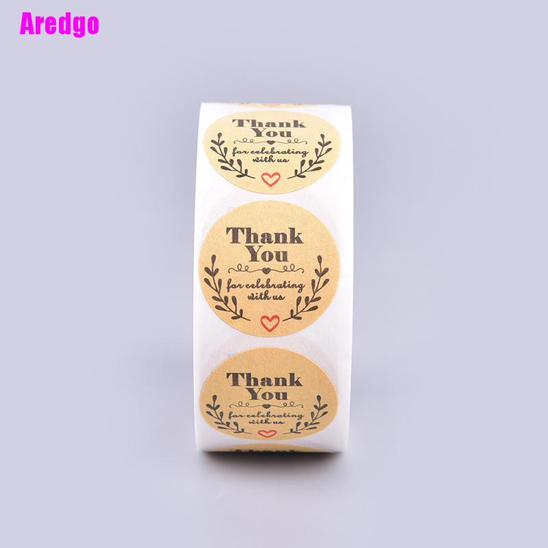 Cuộn 500 Sticker Chữ Thank You Dán Trang Trí