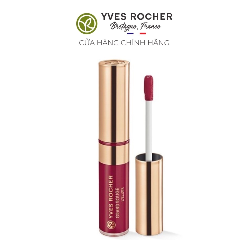 Son Kem Lì Yves Rocher Grand Rouge L'elixir Liquid Lipstick - 109 Raspberry – 7ml