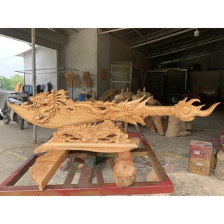 Bộ long đao trang trí Gỗ Pơ mu