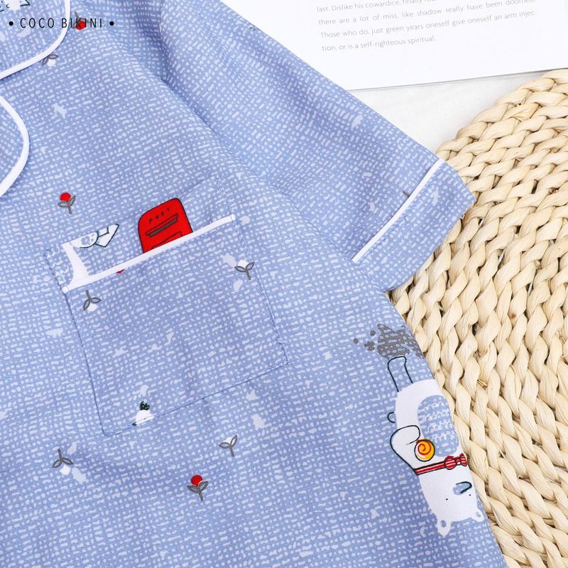 [Mã WA1606 giảm 15% đơn 99k] 𝑪𝑶𝑪𝑶 𝑩𝑰𝑲𝑰𝑵𝑰 Bộ Đồ Ngủ - Đồ Mặc Nhà Kate Thái ( KT254 ) | BigBuy360 - bigbuy360.vn