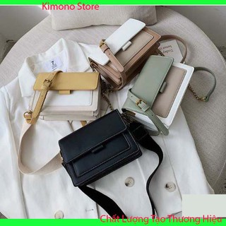 Túi xách nữ đeo chéo phối màu vintage phong cách hàn quốc tx03-kimono