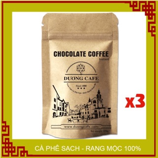 [COMBO 3 Gói] Cà phê Chocolate coffee - thơm ngon uống liền - Vị Sô-cô-la Cà - Gói 120g - Dương Cafe