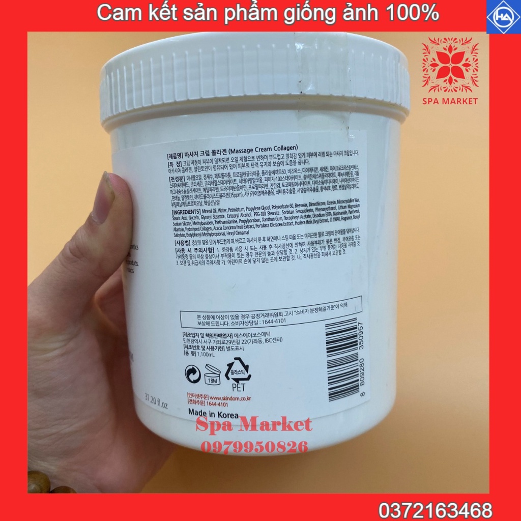 [Chính hãng] Kem massage collagen Skindom 1100g Ngừa lão hóa - chảy xệ