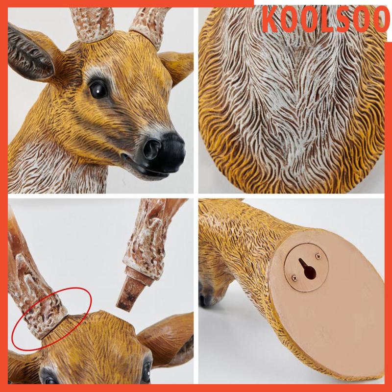 Mô hình đầu hươu 3D bằng nhựa resin treo trang trí tường