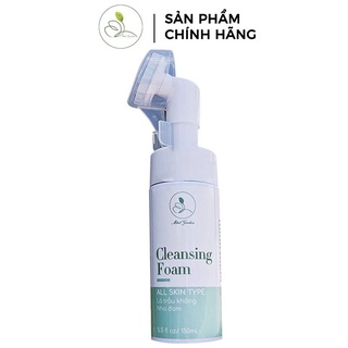 [CHÍNH HÃNG] Sửa Rửa Mặt Tạo Bọt Lá Trầu Không&Nha Đam Cleansing Foam Kết Hợp Đầu Cọ Silicon