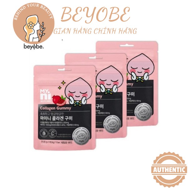Kẹo dẻo bổ sung Collagen ILDONG PHARMACY Myni Selfcare Collagen Gummy Kakao Friends, Hàn Quốc