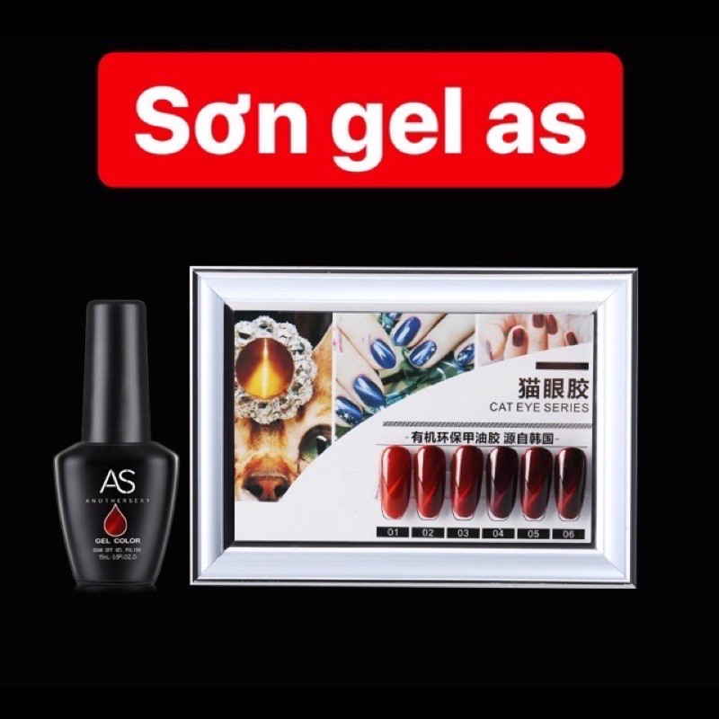 Sơn gel AS mắt mèo lửa HM
