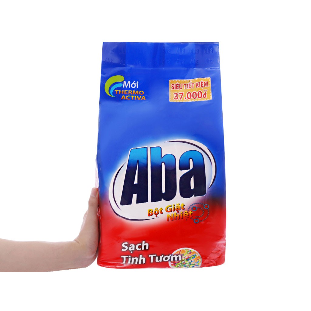 Bột Giặt Nhiệt Aba Sạch Tinh Tươm Túi 6kg