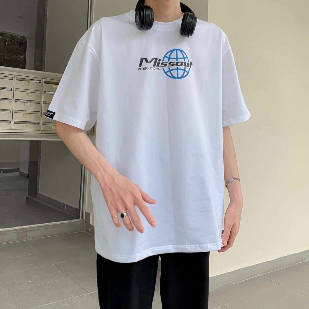 Áo Thun Local Brand Missout Logo Nam Nữ Tay Lỡ Oversize Unisex Full Mạc | BigBuy360 - bigbuy360.vn