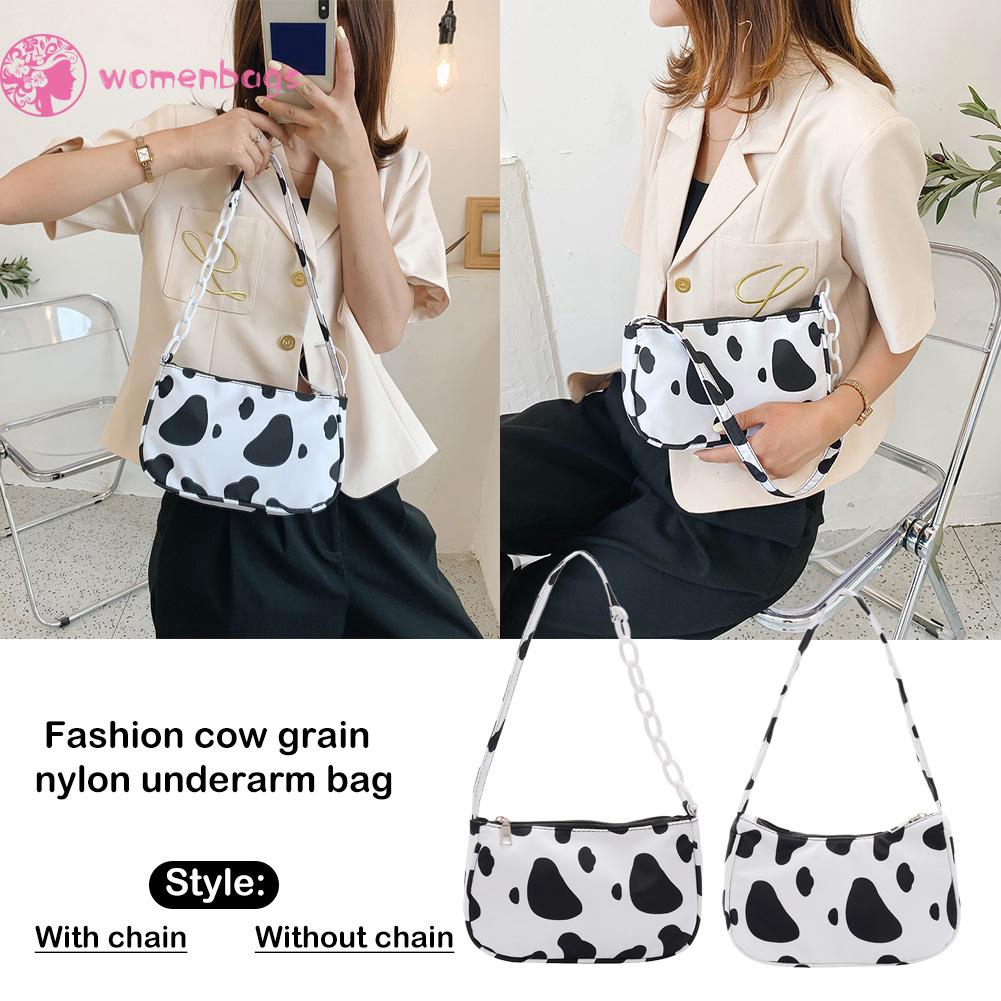 Túi Xách Nữ Đeo Vai In Họa Tiết Bò Sữa Thời  | BigBuy360 - bigbuy360.vn