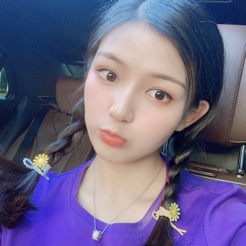 Dây Buộc Tóc Cao Su Họa Tiết Hoa Cúc Màu Sắc Thời Trang Phong Cách Hàn Quốc Cho Nữ