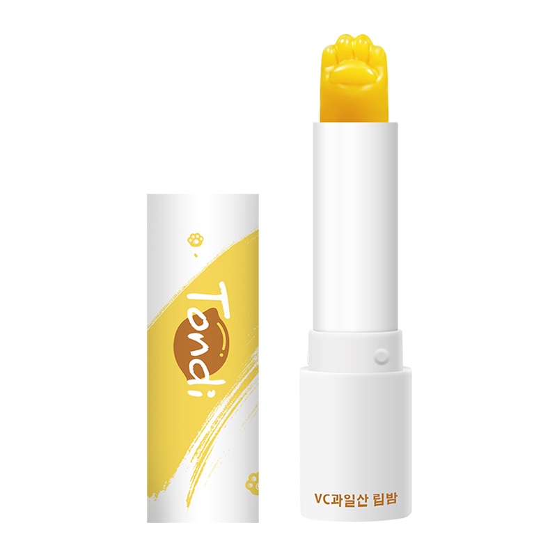 Son dưỡng môi tẩy tế bào chết hình chân mèo phong cách Hàn Quốc