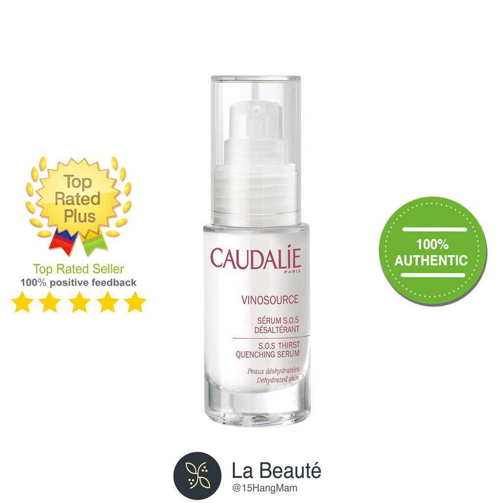 Caudalie Vinosource Serum S.O.S Thirst Quenching - Serum Cấp Nước 30ml