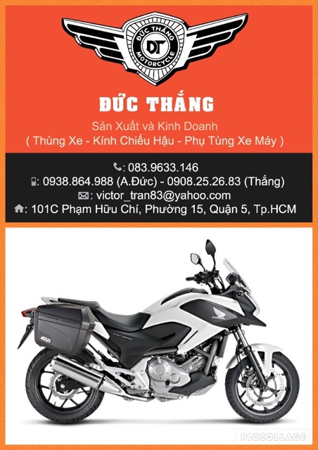 Thùng hông Givi E22N ( Tặng cặp khung hông đa năng )