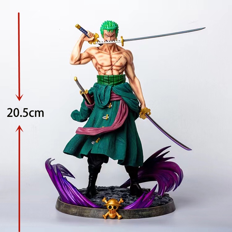 Mô Hình Nhân Vật Roronoa Zoro Hoạt Hình One Piece 20.5cm