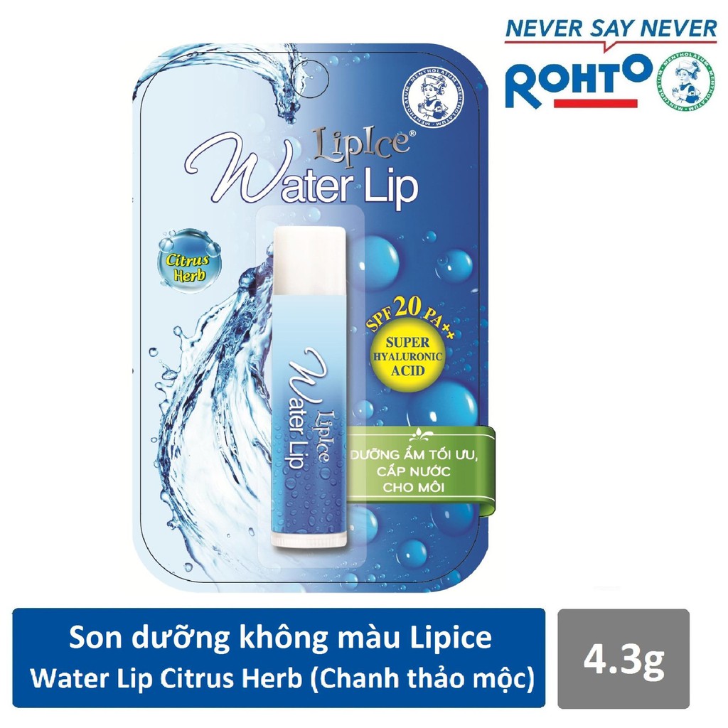 Son Dưỡng Không Màu LipIce Water Lip 4.3g