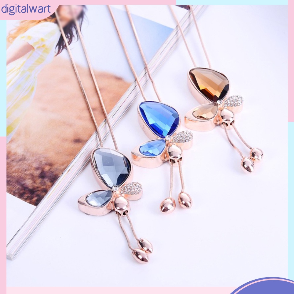 Dây Chuyền Tua Rua Hình Bướm Đính Đá Thời Trang