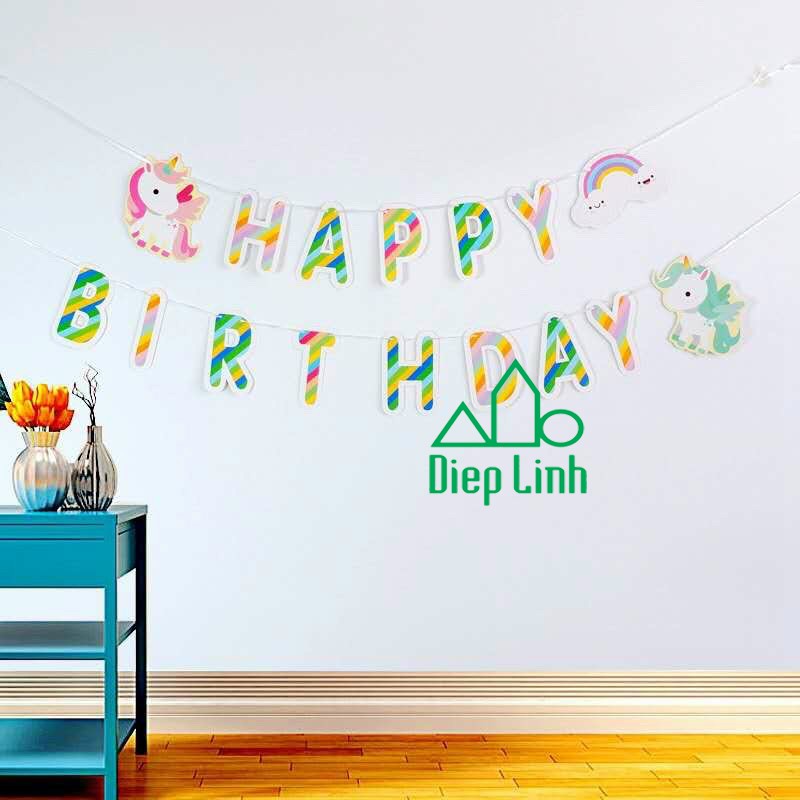 Dây Treo Trang Trí Happy Birthday Các Mẫu