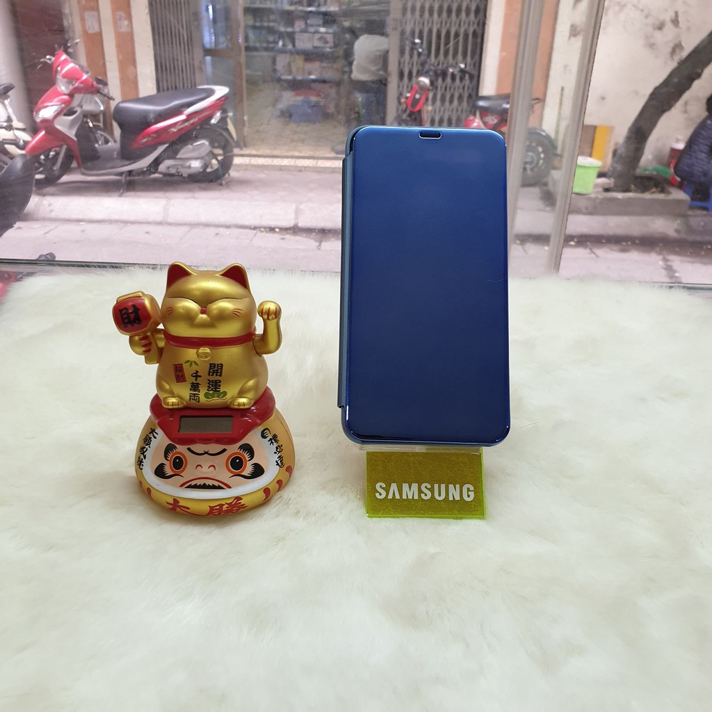 Bao Da Clear View Cover Standing Samsung A7 2017