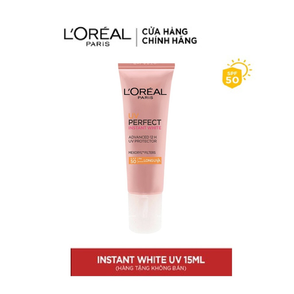 KEM CHỐNG NẮNG L'OREAL PARIS INSTANT WHITE MINI 15ML